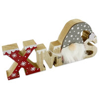 Wooden Xmas Gonk Sign