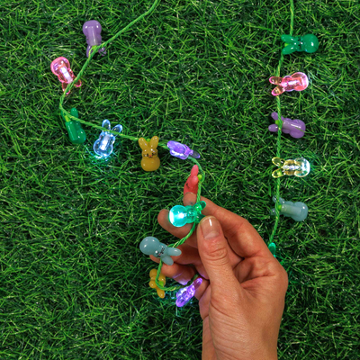 LED Easter Bunny Necklace image number 4
