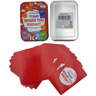 PlayWorks Travel Would You Rather? Game Tin image number 2
