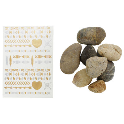 Design Your Own Metallic Rock Art image number 3