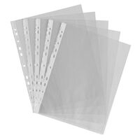 Heavy Duty A4 Punch Pockets - 30 Pack