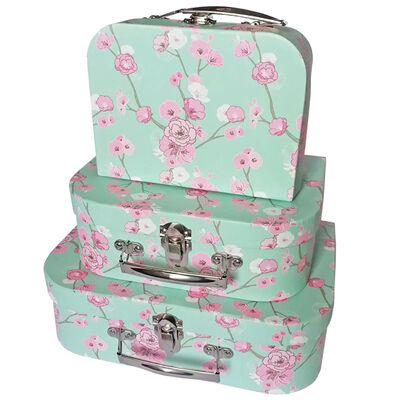 Oriental Storage Suitcases: Set of 3 image number 1