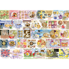 A to Z of Food 1000 Piece Jigsaw Puzzle image number 2