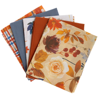 Autumn Bloom Fat Quarters: Pack of 5