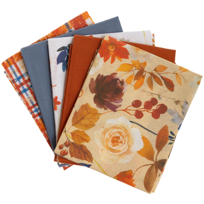Autumn Bloom Fat Quarters: Pack of 5 image number 1
