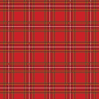 Red Tartan Decoupage Papers - 3 Sheets image number 2