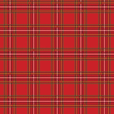 Red Tartan Decoupage Papers - 3 Sheets image number 2