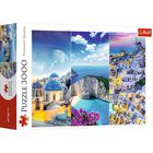Greek Holidays 3000 Piece Jigsaw Puzzle image number 1