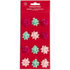 Christmas Foiled Bows: Pack of 12 image number 1