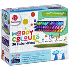 Happy Colours Twin Markers: Pack of 36 image number 1
