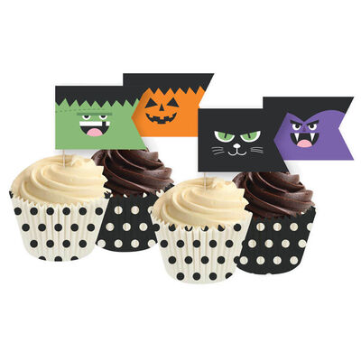 Halloween Cupcake Cases & Toppers image number 2