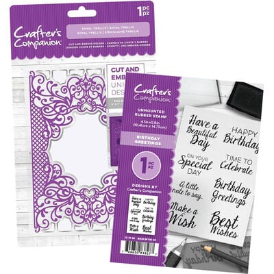 Crafters Companion Collection Deal Two - Royal Trellis image number 1