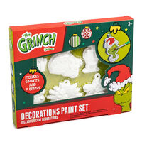 Paint Your Own Grinch Clay Decorations: Pack of 6