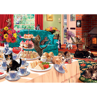 Tea Time Trouble 1000 Piece Jigsaw Puzzle