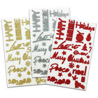 Christmas Glitter Word Stickers image number 1