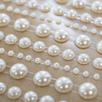 Pearl Chain Embellishments: Pack of 9
