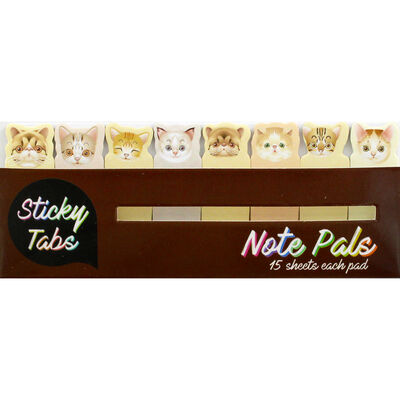 Cat Note Pals Sticky Tabs image number 1