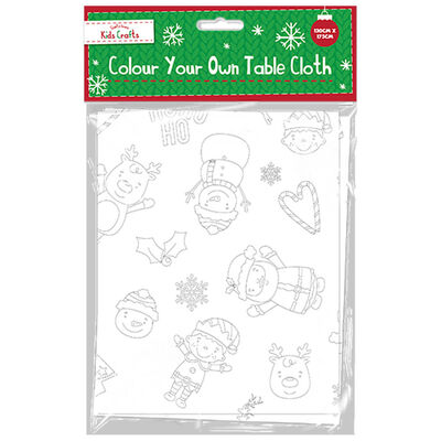 Colour Your Own Christmas Table Cloth image number 1