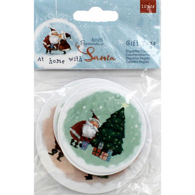 At Home with Santa Gift Tags - 20 Pack image number 1