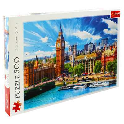 Sunny Day in London 500 Piece Jigsaw Puzzle image number 1