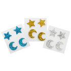 Glitter Star and Moon Embellishments - 12 Pack image number 1