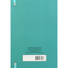 A5 Turquoise and Gold Stripe Lined Notebook image number 3