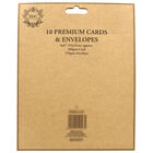 10 White Cards and Envelopes: 6 x 6 Inches image number 3