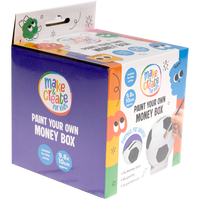 Paint Your Own Money Box: Football