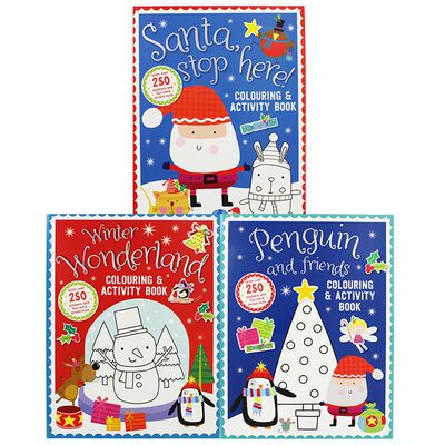 Christmas Colouring Fun: 6 Activity Book Bundle By Make Believe Ideas ...