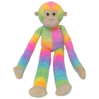 PlayWorks 56cm Rainbow Hanging Monkey