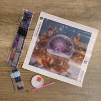 Christmas Diamond Art Kit: Snowglobe