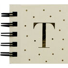 Personalised Letter T Sticky Notes Book image number 1