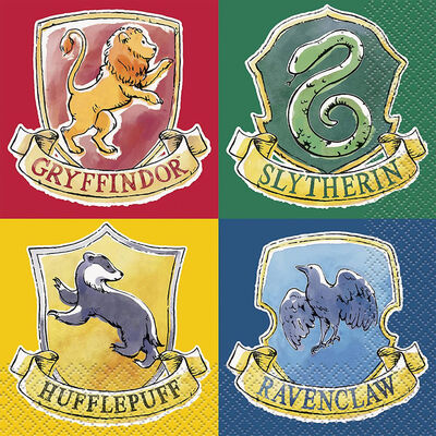 Harry Potter Hogwarts Luncheon Napkin: Pack of 16 image number 1