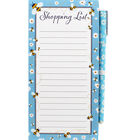 Bee Magnetic Shopping List with Pen image number 1