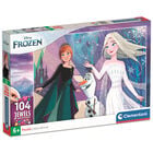Frozen II 104 Piece Jigsaw Puzzle image number 1