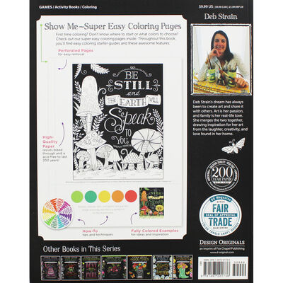 Chalk-Style Nature Coloring Book image number 3