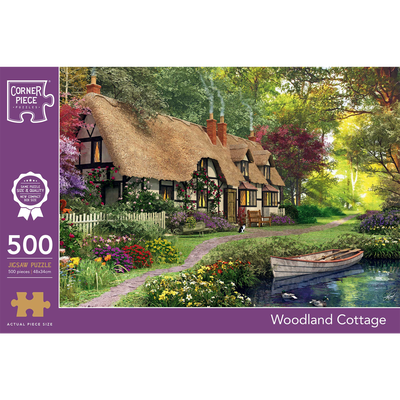 Woodland Cottage 500 Piece Jigsaw Puzzle image number 1