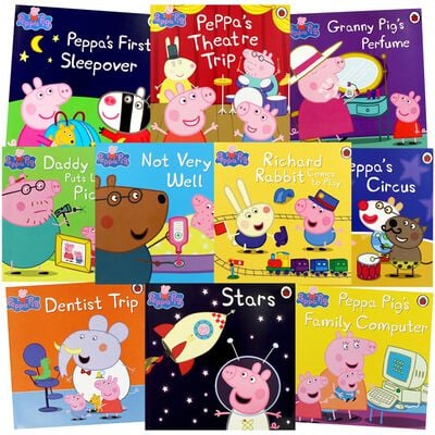 Stories with Peppa Pig: 10 Kids Picture Books Bundle image number 1