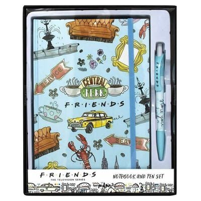 Friends A5 Casebound Notebook with Pen image number 2