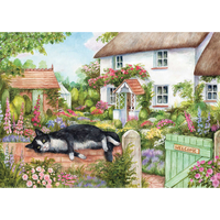 The Cottage Cat 500 Piece Jigsaw Puzzle