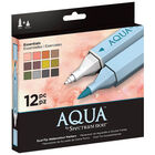 Spectrum Noir Essentials Watercolour Aqua Markers: Pack of 12 image number 1