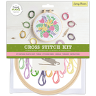 Simply Make: Spring Flowers Cross Stitch Craft Kit image number 1