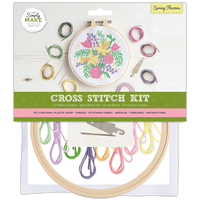 Simply Make: Spring Flowers Cross Stitch Craft Kit