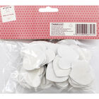 White Wooden Hearts - 60 Pack image number 2