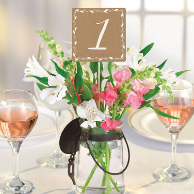 12 Rustic Table Numbers image number 2