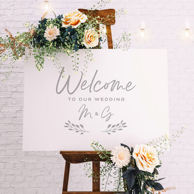 Large Wedding Signage Stencil Sheets: Pack of 4 image number 3