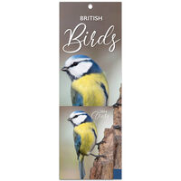 2024 British Birds Slim Calendar and Diary Set