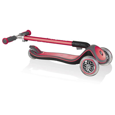 Red Globber Elite Deluxe 3 Wheel Scooter image number 4