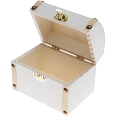 Rustic Rectangle Wooden Box image number 2