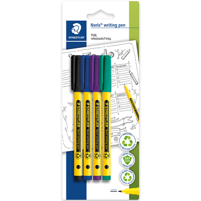 Staedtler Noris Handwriting Pen Set: Pack of 4 image number 1